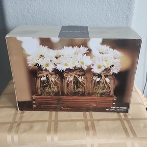 Kirklands Mason Jar Tray Set